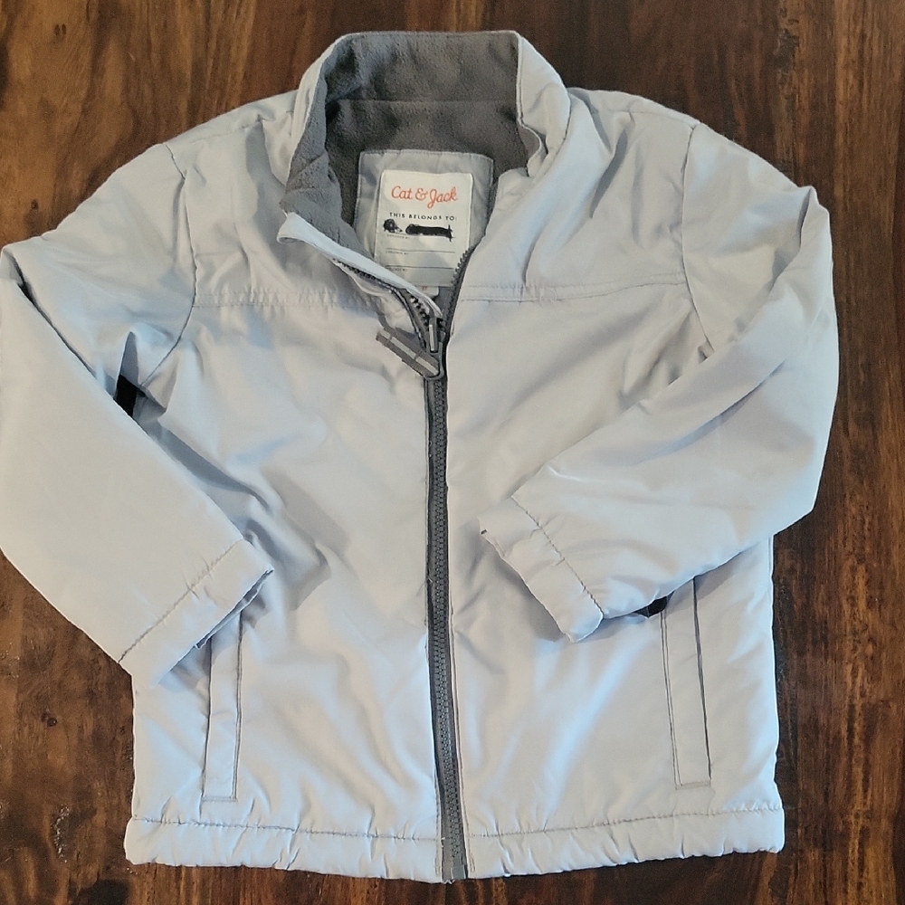 Cat & Jack Kids Gray Jacket Sz 5 Great Condition
